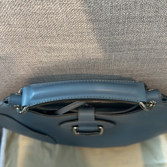 LOYD MAISH — versatile handbag. Made in Italy. Light blue - Picture 13 of 16